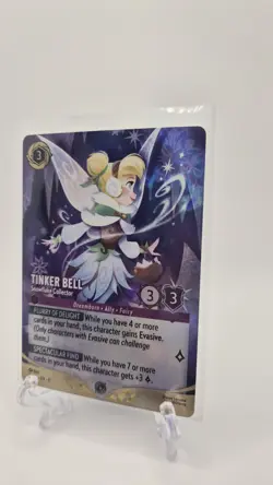 Tinker Bell Snowflake Collector Lorcana Top 8 Set Champ Foil Promo Winterspell - Image 2