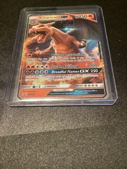 Charizard GX SM195 - Sun & Moon Black Star Promo Holo Pokemon Card TCG NM - Image 1