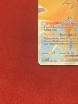 Zapdos ex 192/165 Ultra Rare 151 Pokemon Card - Image 3