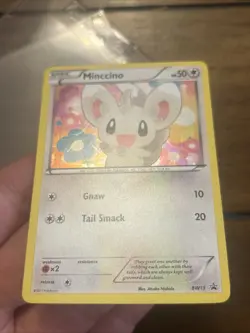 Minccino BW13 Cracked Ice Holo Black Star Promo Pokemon Card Tcg Old School - Image 2