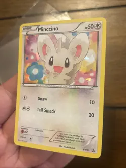Minccino BW13 Cracked Ice Holo Black Star Promo Pokemon Card Tcg Old School - Image 4
