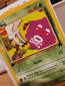 Pokemon TCG Team Rocket Koffing 1st Edition 58/82 Card - Image 2