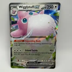 Pokemon TCG Wigglytuff ex 040/165 Half Art Card Scarlet Violet 151 NM - Image 1