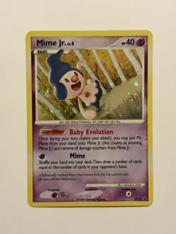 Mime Jr. DP22 Diamond & Pearl Black Star Promo Holo Pokemon Card LP - Image 1