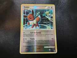 Eevee 48/90 Undaunted Reverse Holo Pokemon Card MP - Image 1