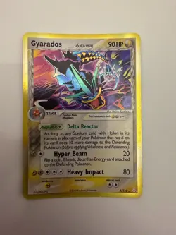 Pokemon Gyrados Holo Rare Card Delta Species 8/110 Holon Phantoms Near Mint/LP - Image 1