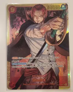 Shanks Op01-120 SEC One Piece Card Game Tcg English - Image 1
