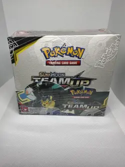Pokemon Sun & Moon Team Up Booster Box Factory Sealed 36 Packs - Image 1