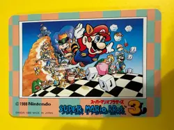 20 Super Mario Bros 3 Card TGC Nintendo Bandai 1989 Japanese JP - Image 4