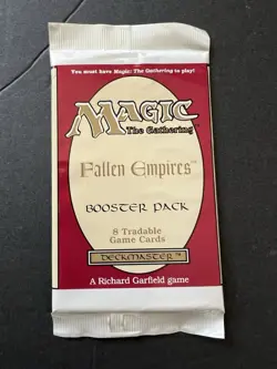 Wizards of the Coast Magic the Gathering 1994 Fallen Empires Booster Pack - Image 1