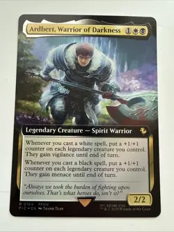Ardbert, Warrior of Darkness (Extended Art) FOIL MTG Final Fantasy NM - Image 1