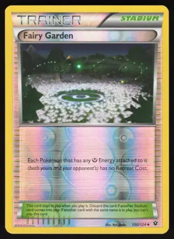 Fairy Garden 100/124 Uncommon Fates Collide Pokemon Reverse Holo Near Mint - Image 1