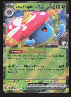 Erika's Vileplume ex 003/217 Pokemon TCG Ascended Heroes NM - Image 1