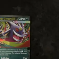 Mega Gengar EX 073 Black Star Promo Mega Moonlit Tin Pokemon TCG NM - Image 5