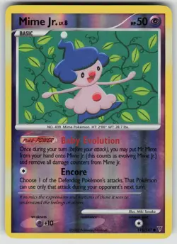 Mime Jr. 115/147 Common Supreme Victors Pokemon Reverse Holo Lightly Played - Image 1