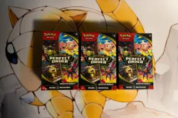 Pokemon TCG Perfect Order Booster Bundle Lot of 3 Factory Sealed - Image 1