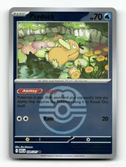 PSYDUCK (LOVE BALL) ASCENDED HEROES 039/217 POKEMON REVERSE HOLO NM/M - Image 1