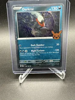 Pokemon TCG Halloween Trick Or Trade 2024 Darkrai #136/197 Cosmos Rare - Image 1