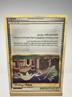 Indigo Plateau 86/102 Uncommon HGSS Triumphant Pokemon Lightly Played - Image 2