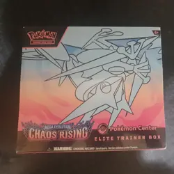 Pokemon TCG Chaos Rising Pokemon Center ETB Factory Sealed elite train box - Image 1