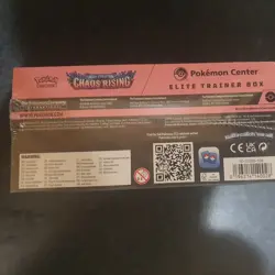 Pokemon TCG Chaos Rising Pokemon Center ETB Factory Sealed elite train box - Image 2