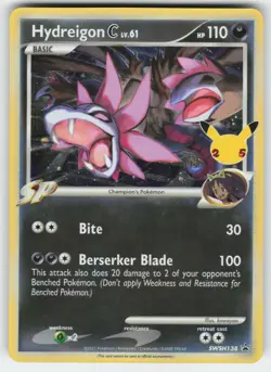 Hydreigon C lv.61 SWSH138 Holo Promo Sword & Shield Promo Pokemon Near Mint - Image 1