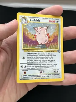 Pokemon Clefable 1/64 Holo Rare Jungle - Image 4