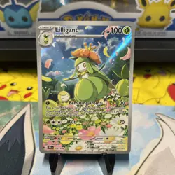 2025 Pokemon SV Black Bolt Lilligant Illustration Rare #092/086 - Image 1