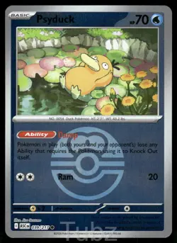 Psyduck (Love Ball) 039/217 Holo Common Ascended Heroes Pokemon Near Mint - Image 1