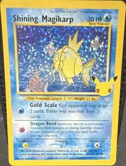Nintendo Shining Magikarp Neo Revelation 66/64 Holo Rare English 2000 HP 30 - Image 1
