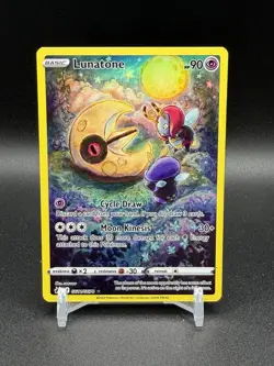 Lunatone GG11/GG70 Crown Zenith Galarian Gallery NM Pokemon TCG - Image 1
