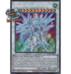 Yugioh! 1x Shooting Majestic Star Dragon BLGG-EN092 Secret Rare 1st Ed NM - Image 1
