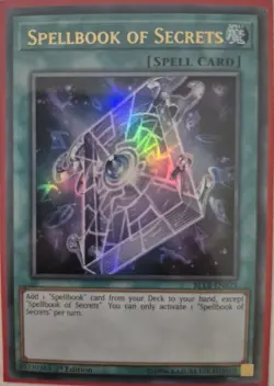 YuGiOh Spellbook of Secrets Ultra Rare 1st Edition BLLR-EN075 - Image 1