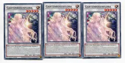 Yu-Gi-Oh! Gartenrosenflora Common Playset (3 Stuck) Set 427 - Image 1