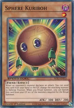 (3x) Sphere Kuriboh - SGX1-ENI12 - NM - Common - 1st ed - Yugioh - Image 1