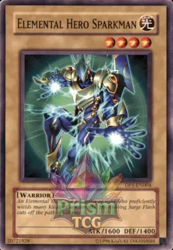Elemental HERO Sparkman DP1-EN004 Yugioh - Image 1