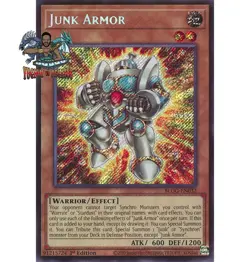 Yugioh! 1x Junk Armor BLGG-EN032 Secret Rare 1st Ed NM - Image 1