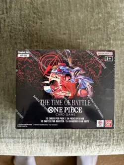 One Piece TCG Booster Box OP16 - The Time of Battle Brand New & Factory Sealed! - Image 1