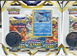POKEMON TCG BRILLIANT STARS LEAFEON GLACEON BLISTER PACK SET X2 *FACTORY SEALED* - Image 2