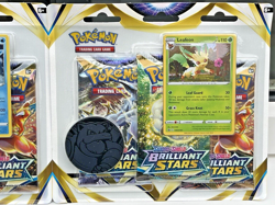 POKEMON TCG BRILLIANT STARS LEAFEON GLACEON BLISTER PACK SET X2 *FACTORY SEALED* - Image 3