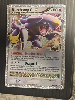 Pokemon Garchomp C LV.X Holo Card 145/147 Supreme Victors Celebrations - Image 1