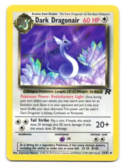Dark Dragonair 33/82 Uncommon Team Rocket Pokemon Unlimited MP - Image 1
