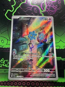 Bronzor 170/162 Temporal Forces Illustration Rare Pokemon TCG - Image 1