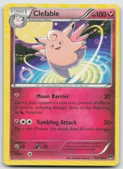 Clefable 82/122 Rare BREAKpoint Pokemon LP - Image 1
