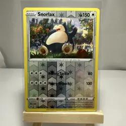 Snorlax 140/202 Rare Sword & Shield Pokemon Reverse Holo NM/M 528c-67 - Image 1