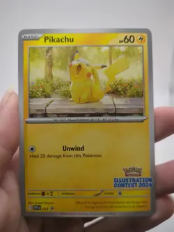 2025 Pokemon SV Black Star Promos - SVP EN Pikachu Illustration Contest #214 - Image 1