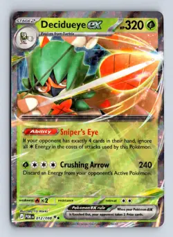 Decidueye ex 012/088 Double Rare Perfect Order Pokemon NM/M - Image 1