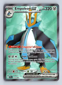 Empoleon ex 114/094 Ultra Rare Phantasmal Flames Pokemon NM/M - Image 1