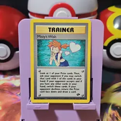Pokemon TCG Misty's Wish 108/132 Trainer Non Holo Rare Gym Challenge Eng MP - Image 1