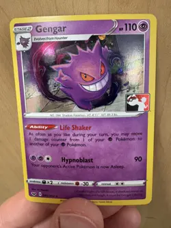 Gengar Play Promo Library Exclusive Pokemon 085/202 NM authentic - Image 1